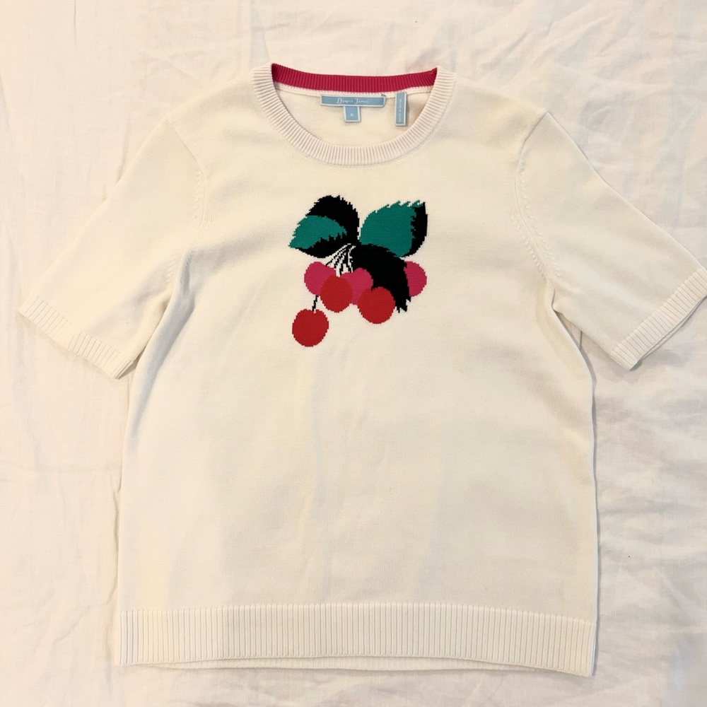 Draper James 100% Cotton Cherry Sweater